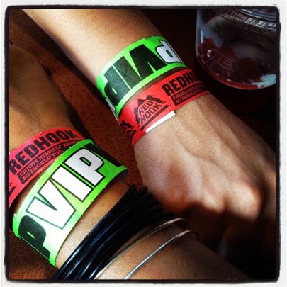 VIP Wristbands at the 2012 Redhook Fest