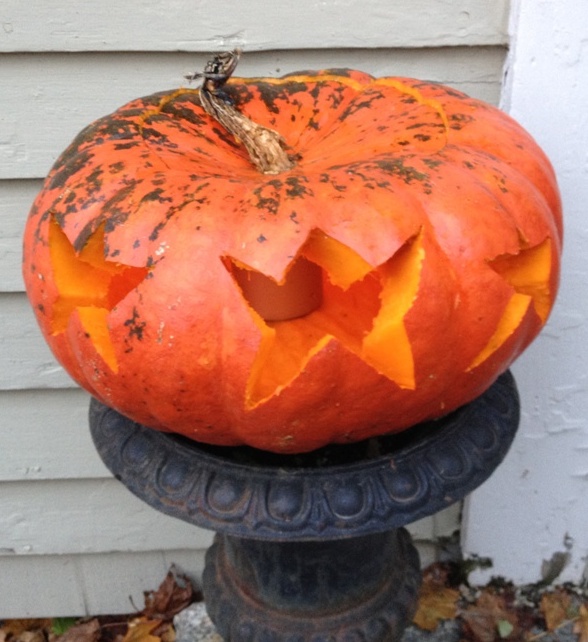 Carved pumpkin