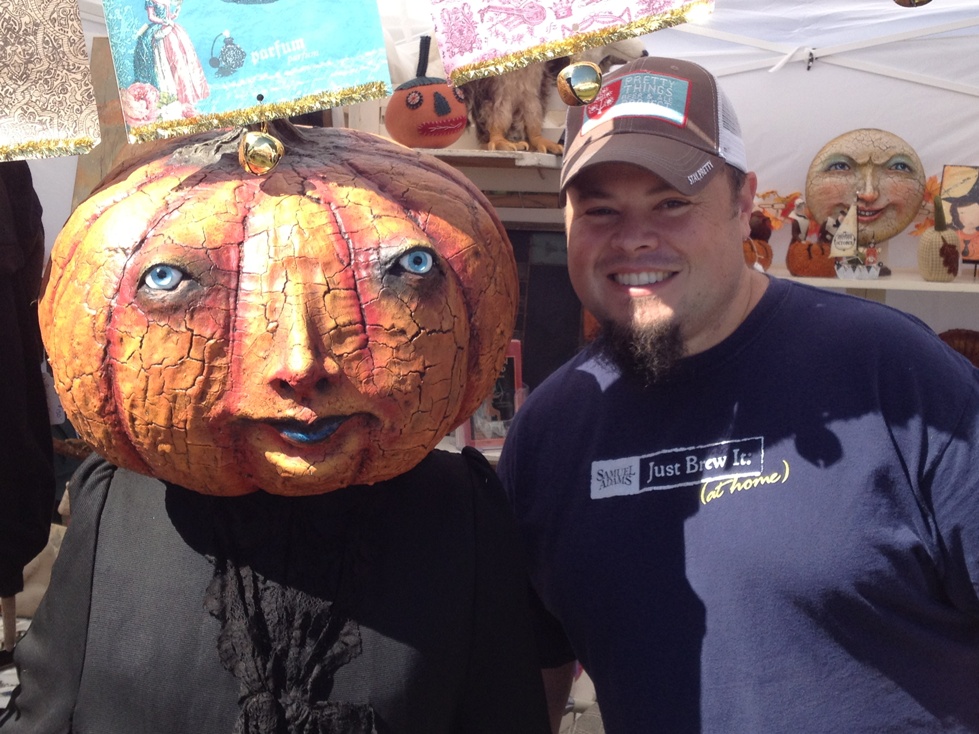 Sean and Pumpkin Man