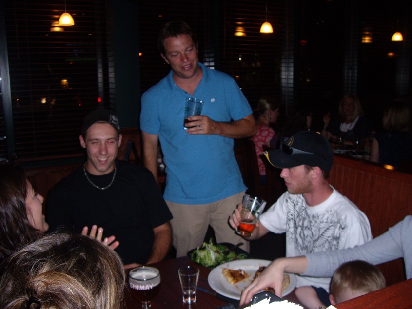 alan from dogfish head with the crowd