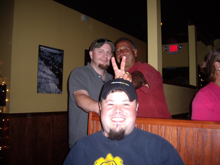 Sean, Dennis and Dan at the ale house