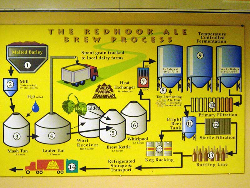 Redhook - Basic Brewing Process