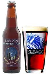 Sebago Brewing Slick Nick - poured in a glass