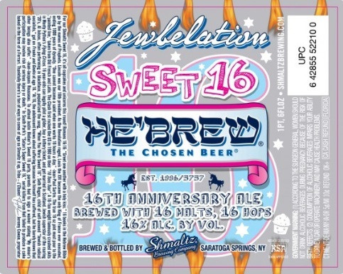 HeBrew Jewbelation 16 Label