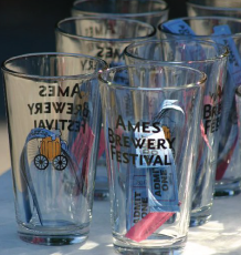 Amesbury Beerfest 2011 - glasses