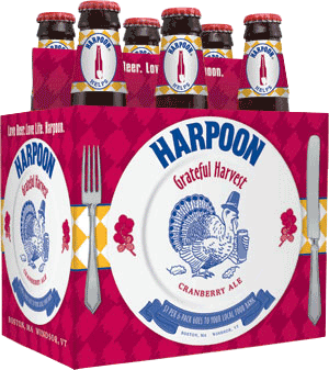 Harpoon Helps- Grateful Harvest Beer