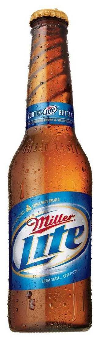 Miller Lite Vortex Bottles, Lagers