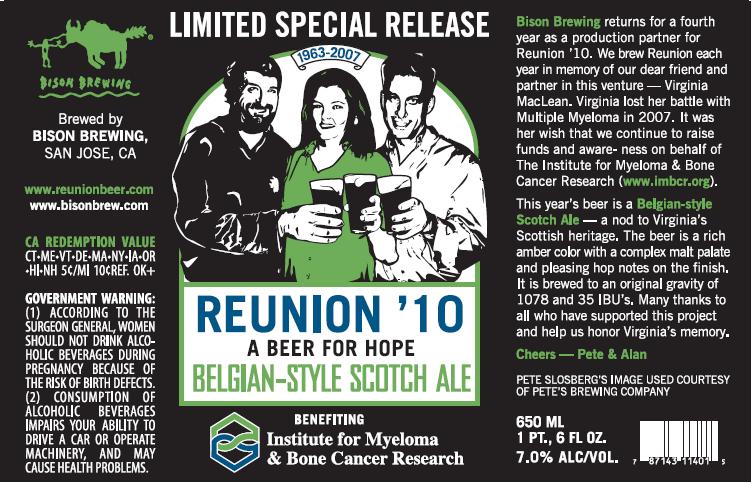 Reunion - Bison Label