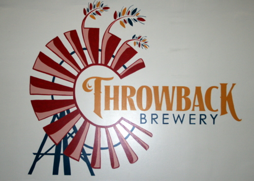Throwback - Logo at Brewery