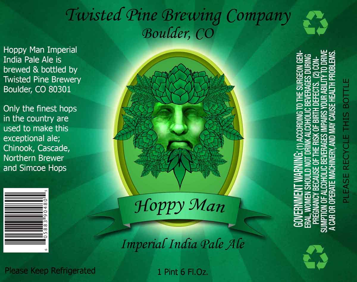 Twisted Pine Hoppy Man IPA