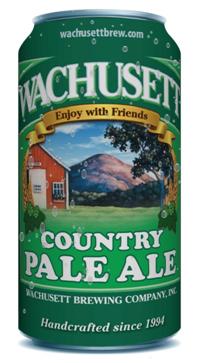 Wachusett Country Pale Ale in a can